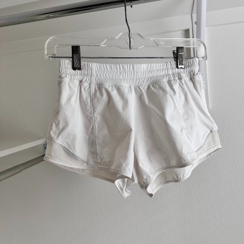 White Hotty Hot High-Rise Lined Short 2.5"